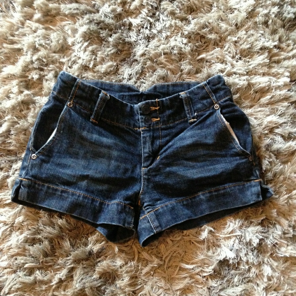 RAMPAGE - Dark blue denim shorts